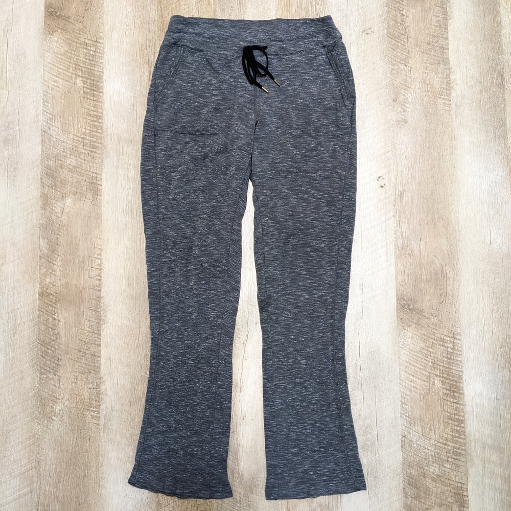 Athleta Gray Flared Yoga Pants
